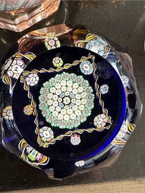 Perthshire 1979B "Blue Silhouette" Annual Limited Edition Magnum Paperweight